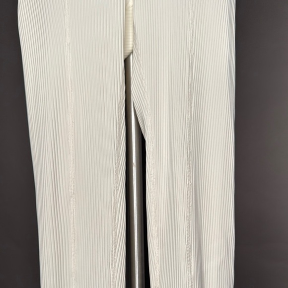 NWT YEAR OF OURS Ribbed Football Leggings Lace-Up Pants • White • XS - Picture 9 of 14